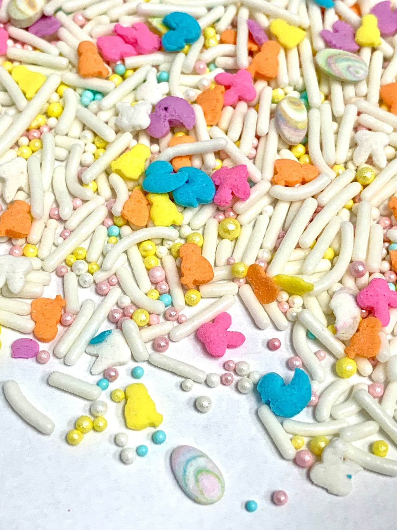 White Easter Sprinkles Mix