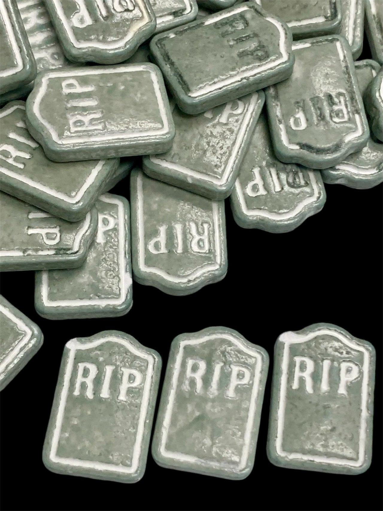 RIP Candy Tombstones Cupcake toppers