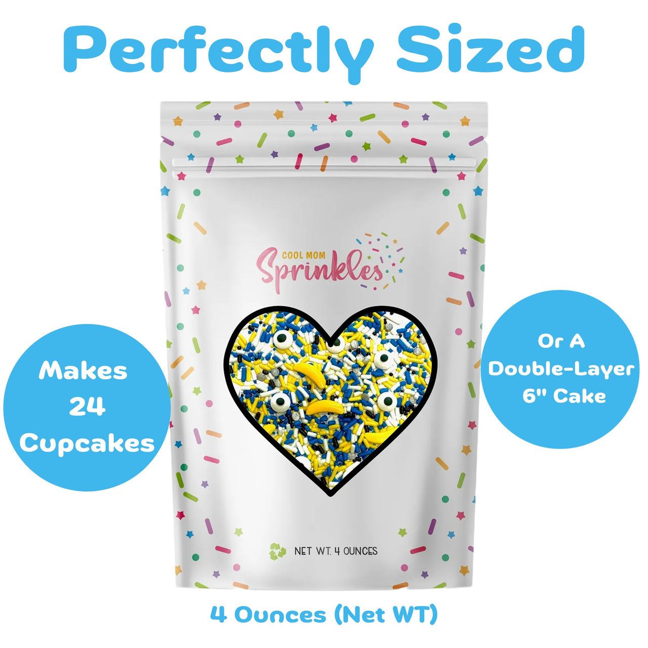 Blue and Yellow Sprinkles Mix - Cool Mom Sprinkles