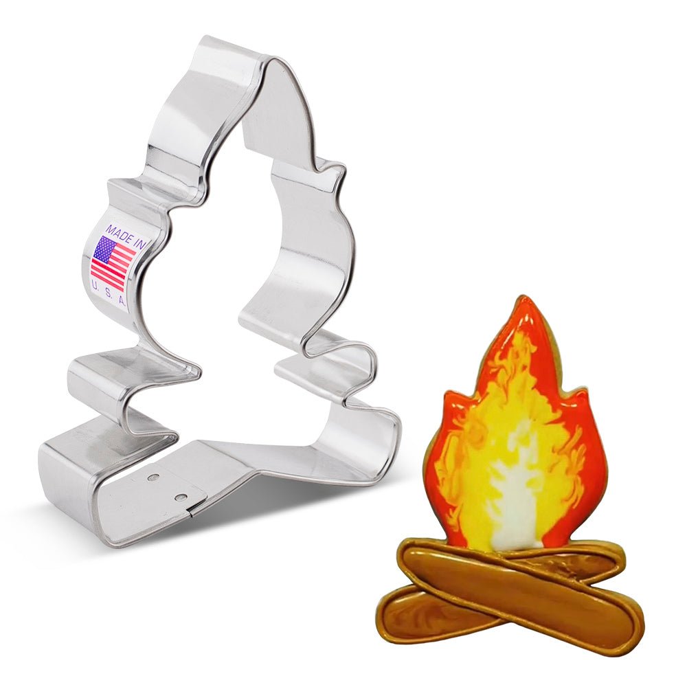 Campfire Cookie Cutter - Cool Mom Sprinkles