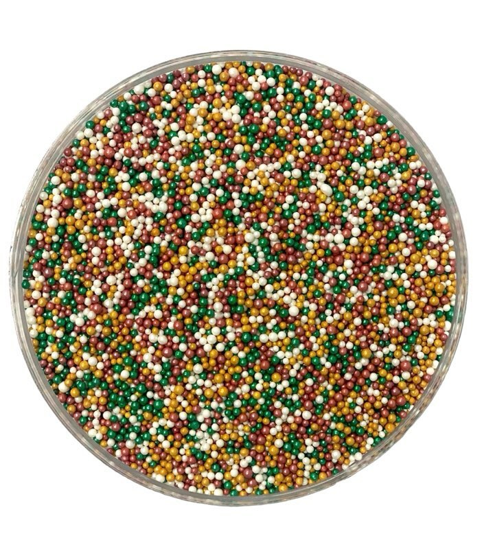 Christmas Gingerbread Nonpareils - Cool Mom Sprinkles