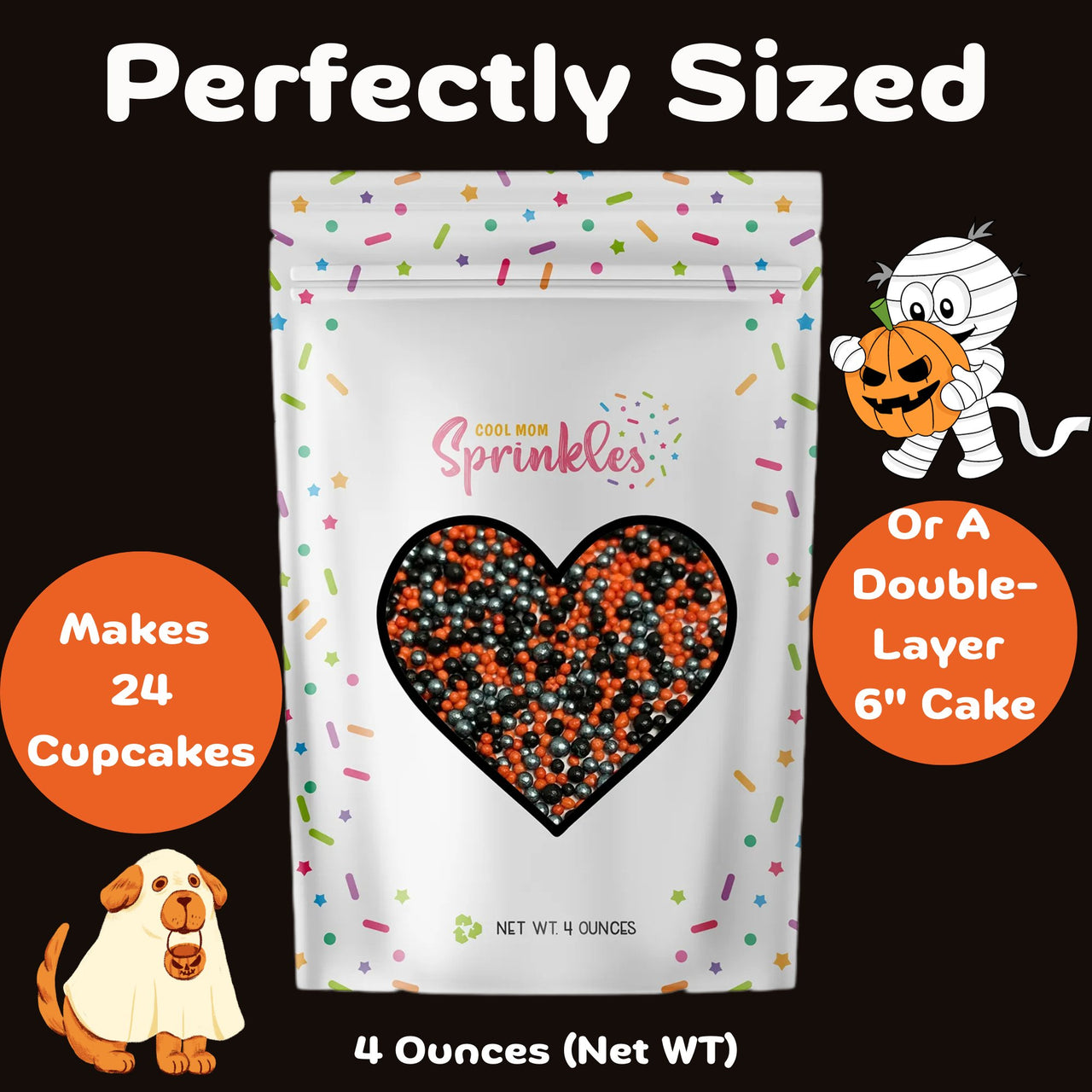 Dracula Nonpareils - Cool Mom Sprinkles