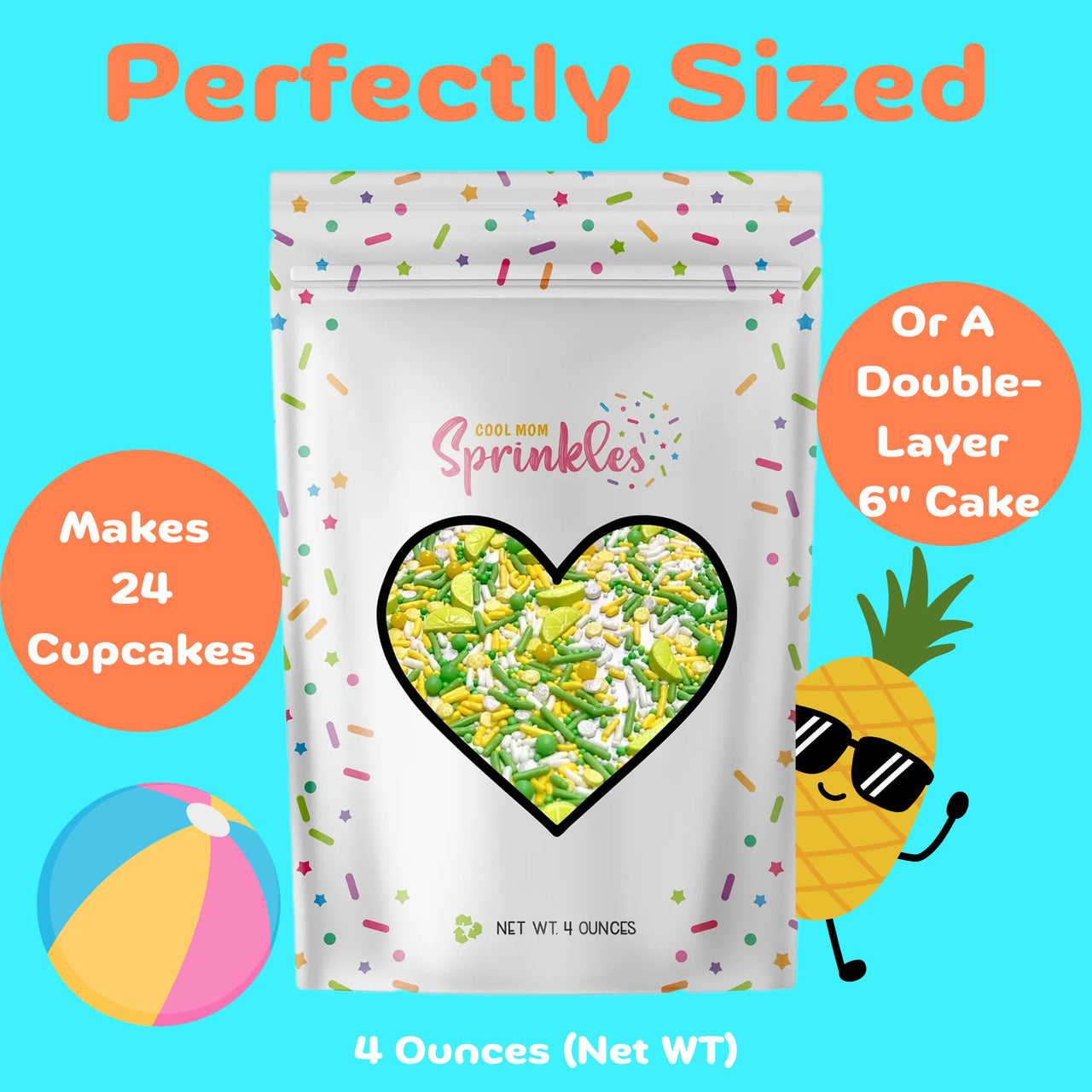 Lemon Lime Sprinkles Mix - Cool Mom Sprinkles