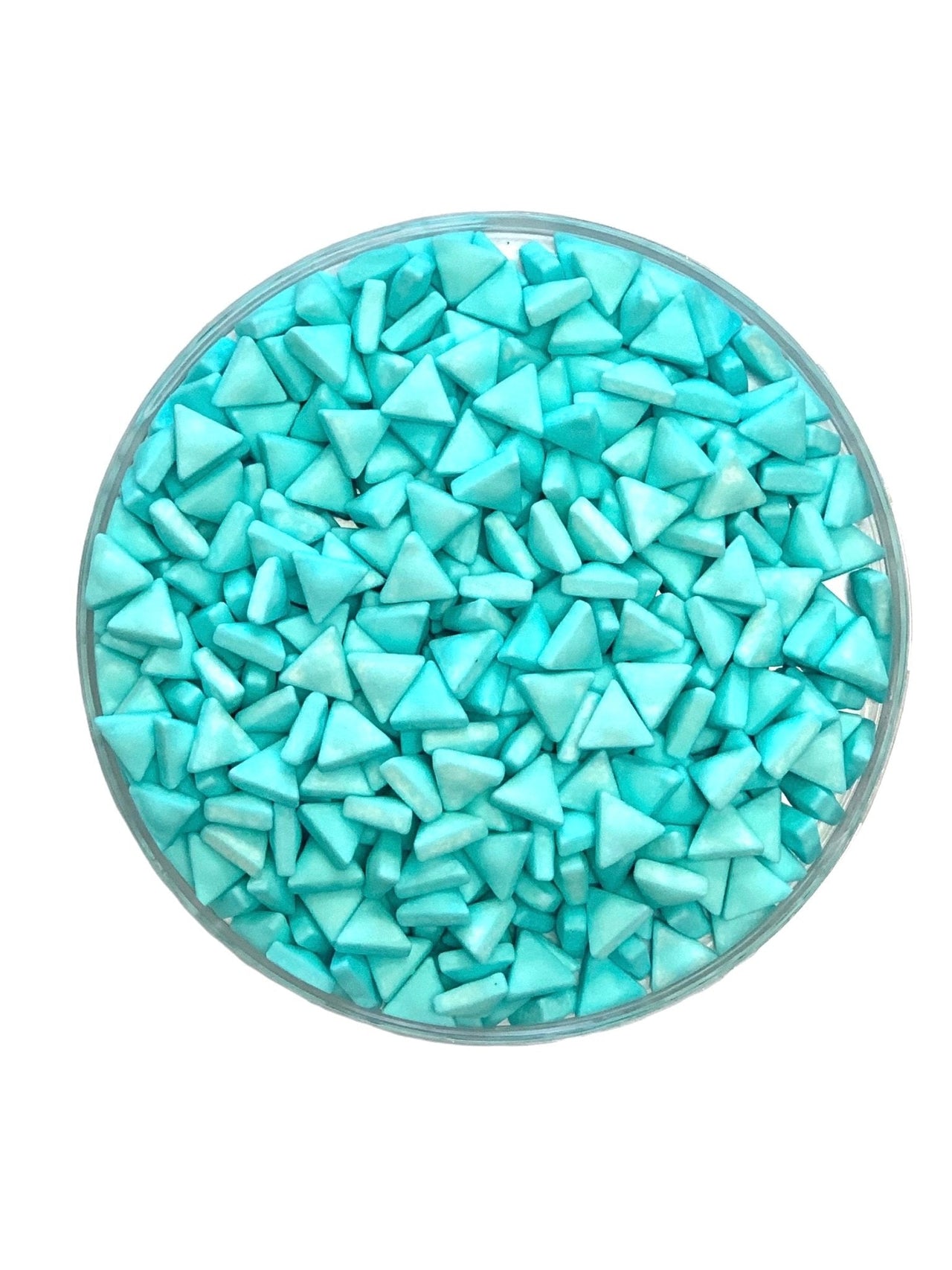 Light Blue Matte Triangle Sprinkles - Cool Mom Sprinkles