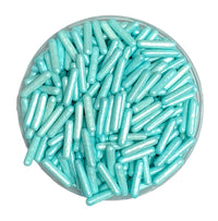 Thumbnail for Light Blue Pearlized Rod Sprinkles - Cool Mom Sprinkles