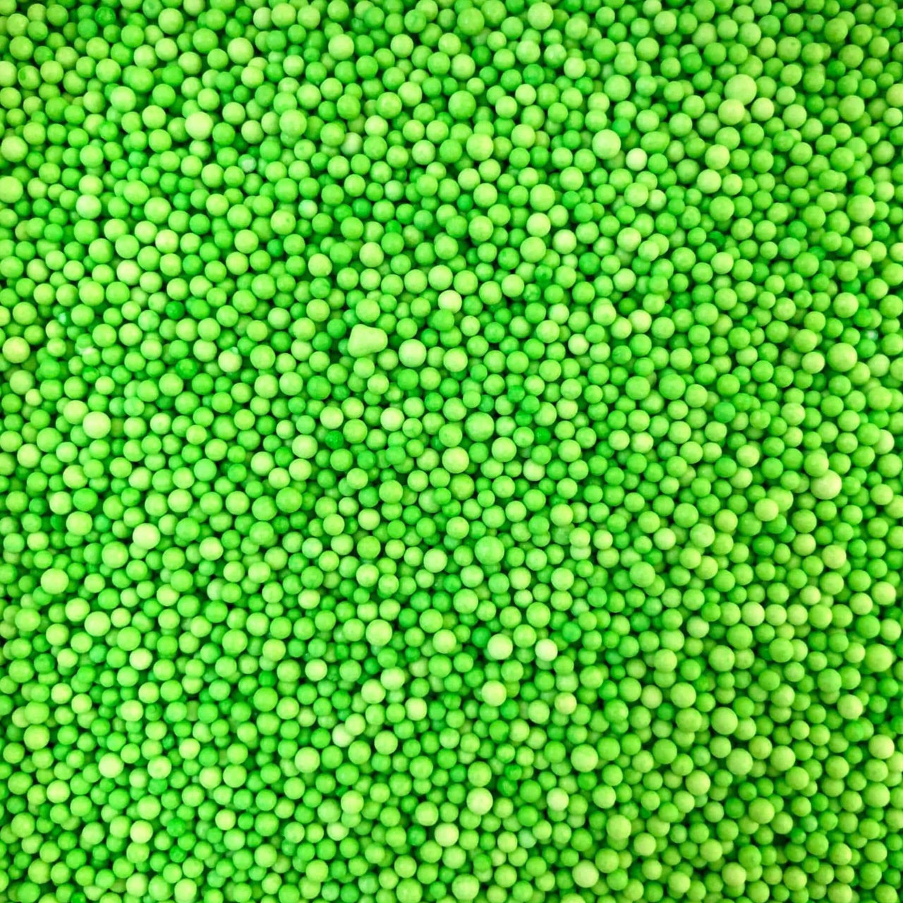 Lime Green Nonpareils - Cool Mom Sprinkles