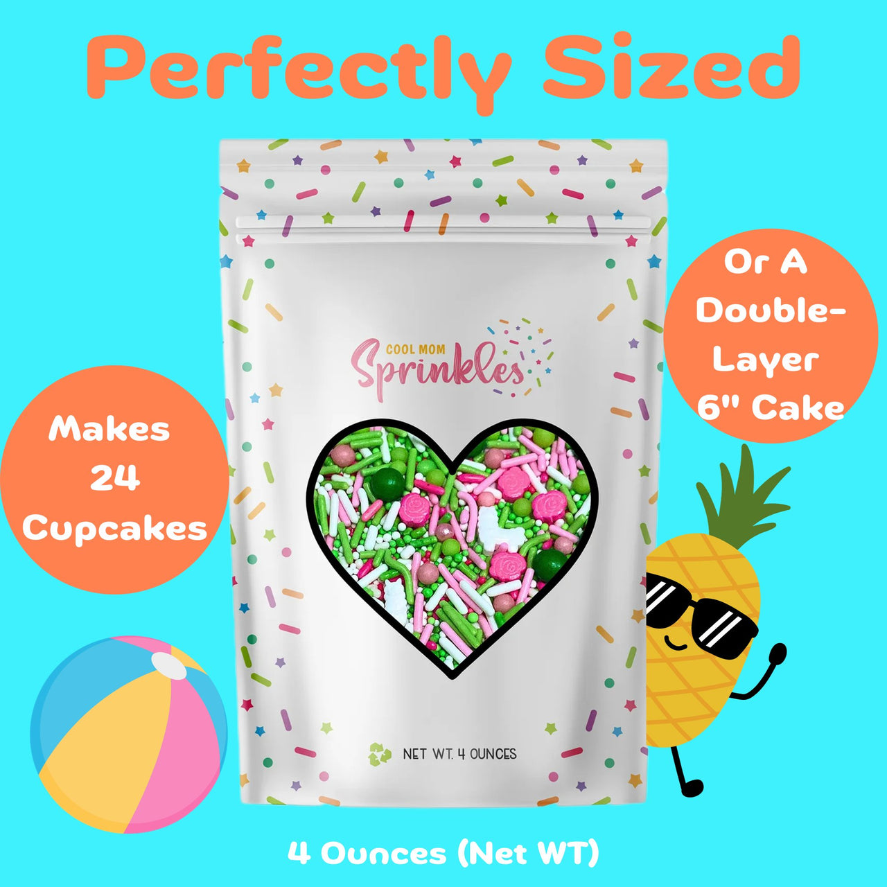 Llama Cactus Sprinkles Mix - Cool Mom Sprinkles