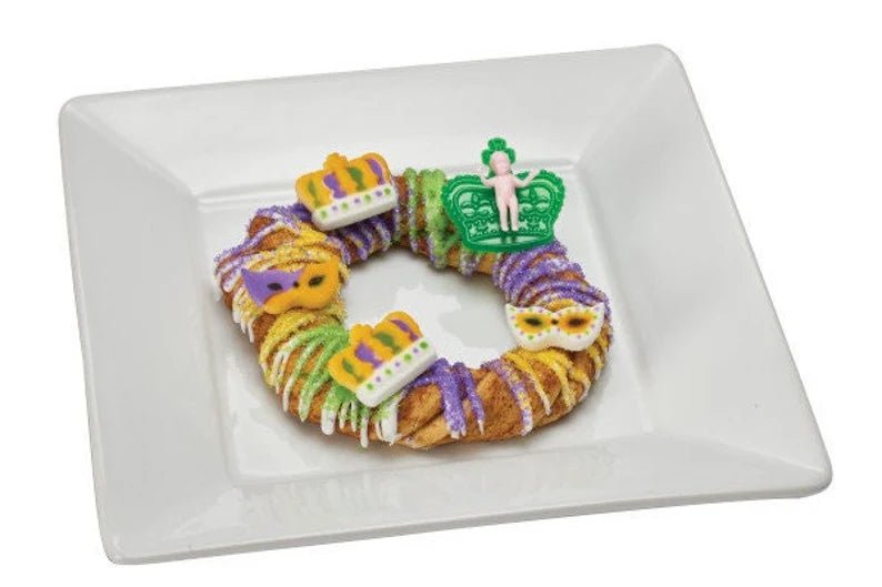 Mardi Gras King Cake Baby Topper - Cool Mom Sprinkles