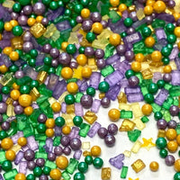 Thumbnail for Mardi Gras Sanding Sugar And Nonpareils Mix - Cool Mom Sprinkles