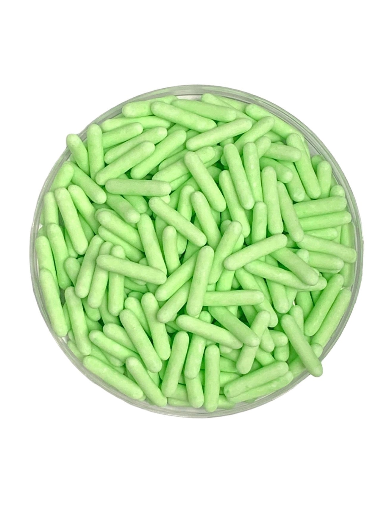 Matte Green Sugar Rod Sprinkles - Cool Mom Sprinkles