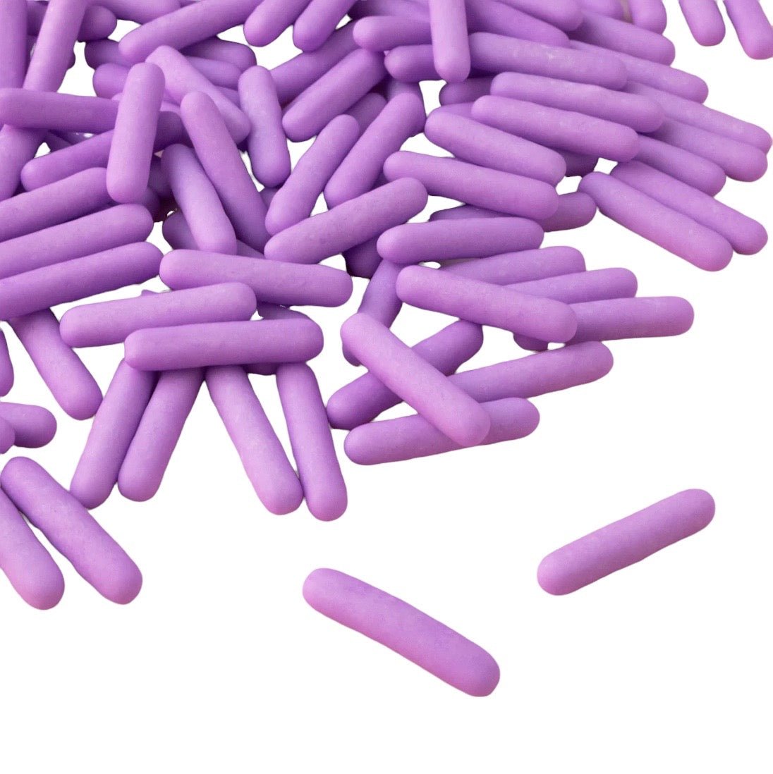 Matte Purple Sugar Rod Sprinkles - Cool Mom Sprinkles