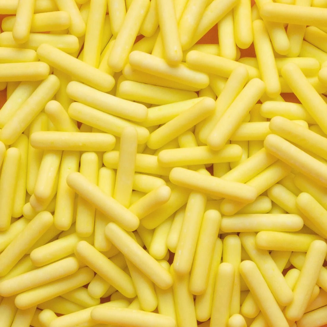 Matte Yellow Sugar Rod Sprinkles - Cool Mom Sprinkles