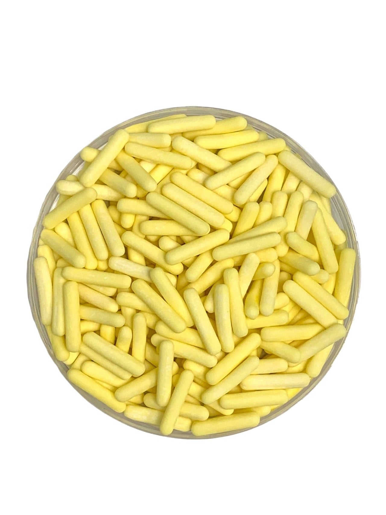 Matte Yellow Sugar Rod Sprinkles - Cool Mom Sprinkles