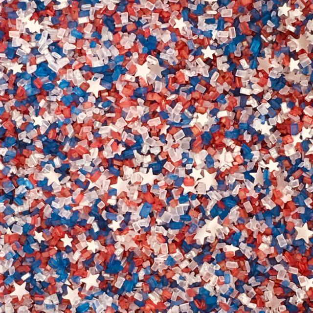 Patriotic Sanding Sugar Mix - Cool Mom Sprinkles