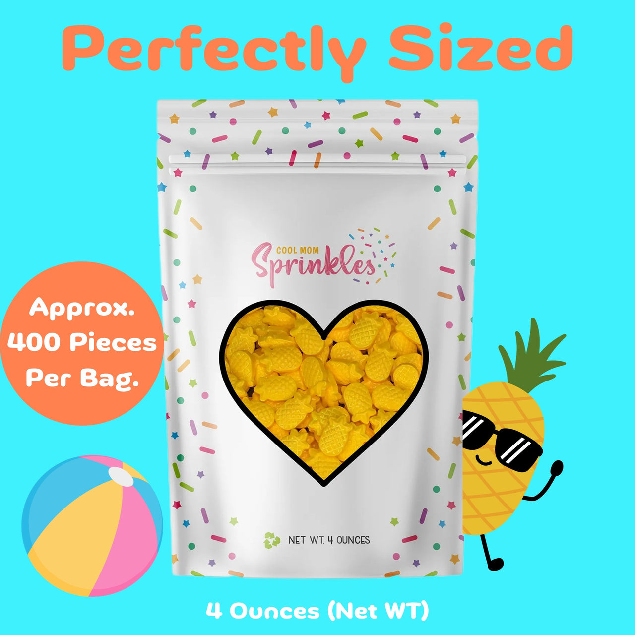 Pineapple Sprinkles - Cool Mom Sprinkles