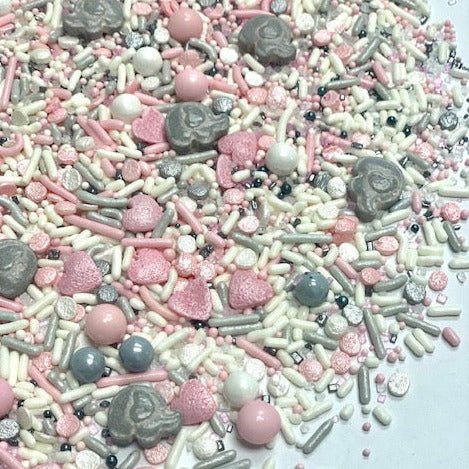 Pink Baby Shower Sprinkles Mix - Cool Mom Sprinkles