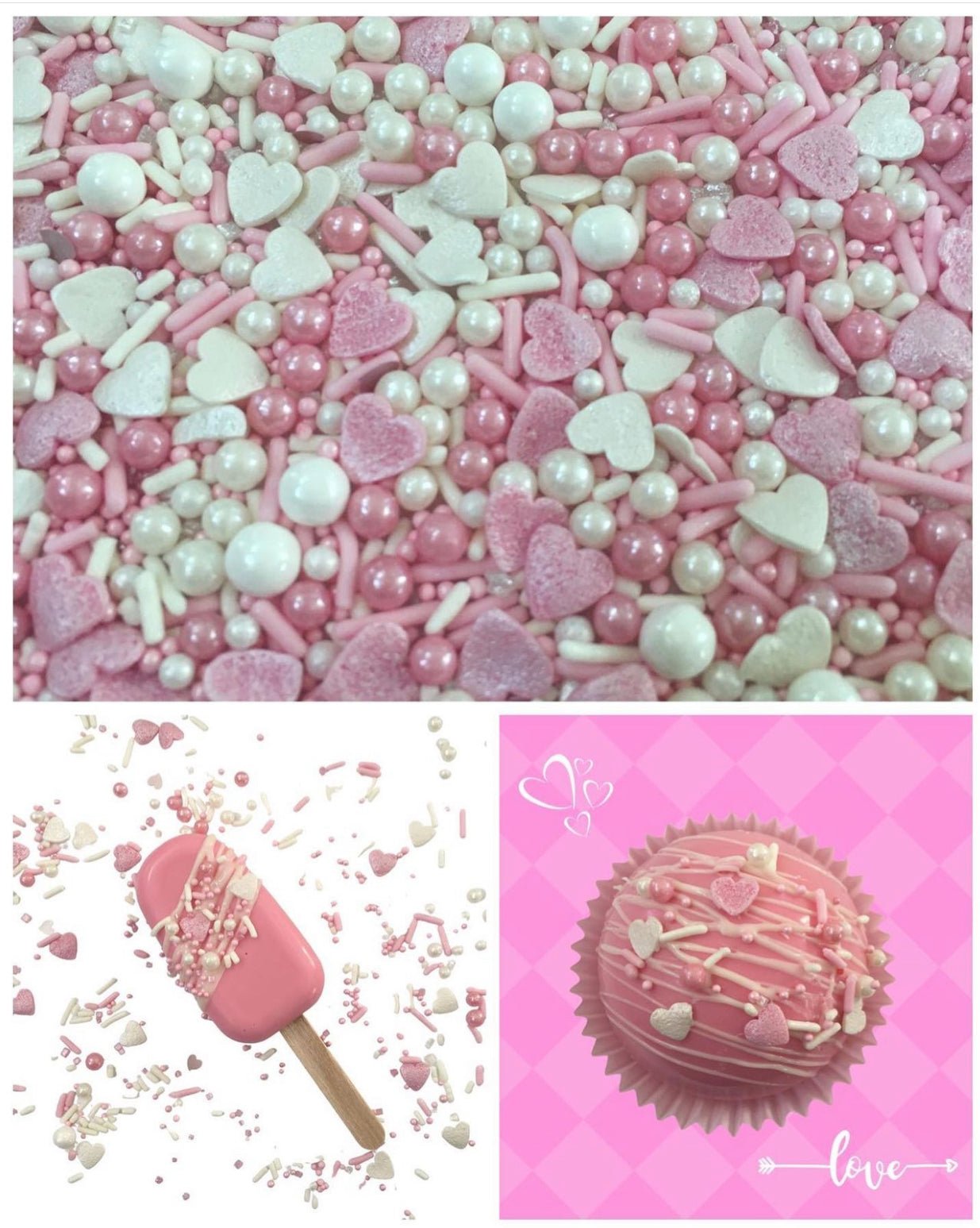 Pink Heart Sprinkles Mix - Cool Mom Sprinkles