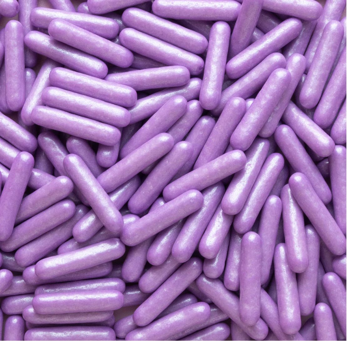 Purple Pearlized Rod Sprinkles - Cool Mom Sprinkles