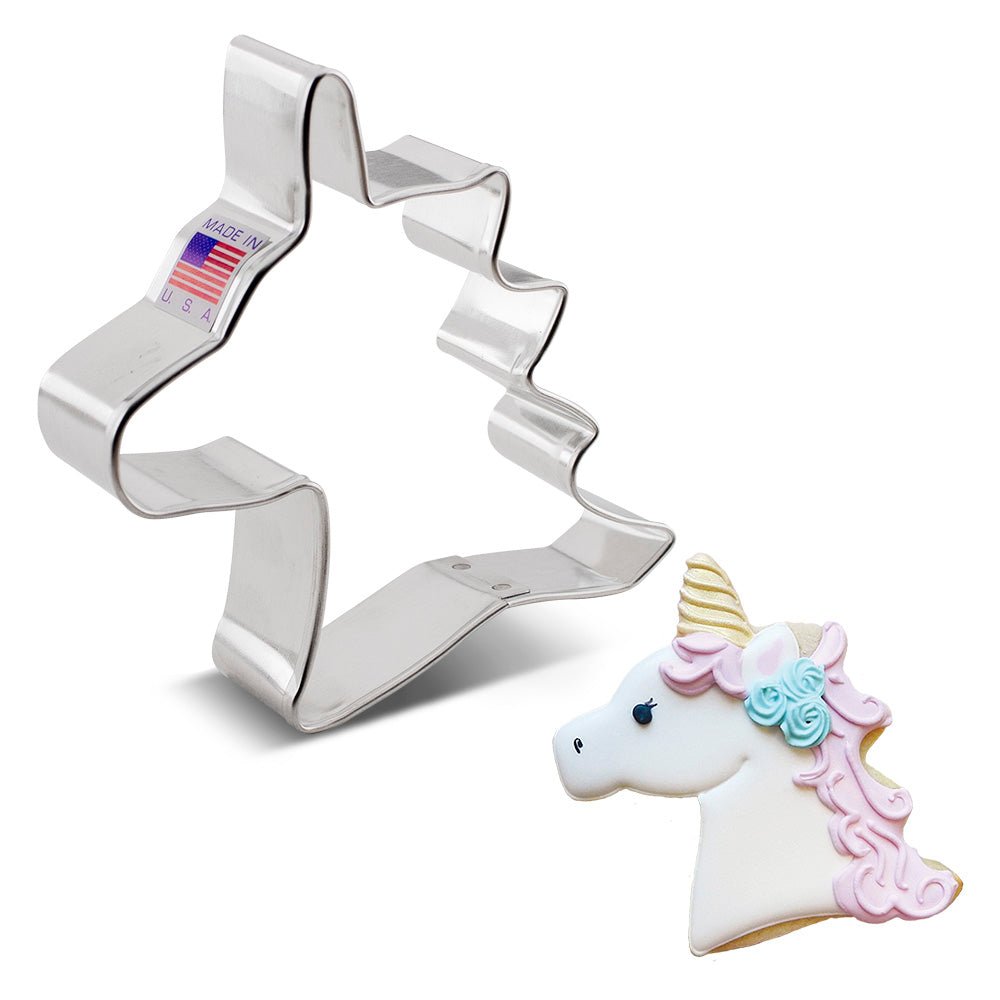 Unicorn Head Cookie Cutter - Cool Mom Sprinkles