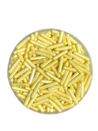 Thumbnail for Yellow Pearlized Rod Sprinkles - Cool Mom Sprinkles