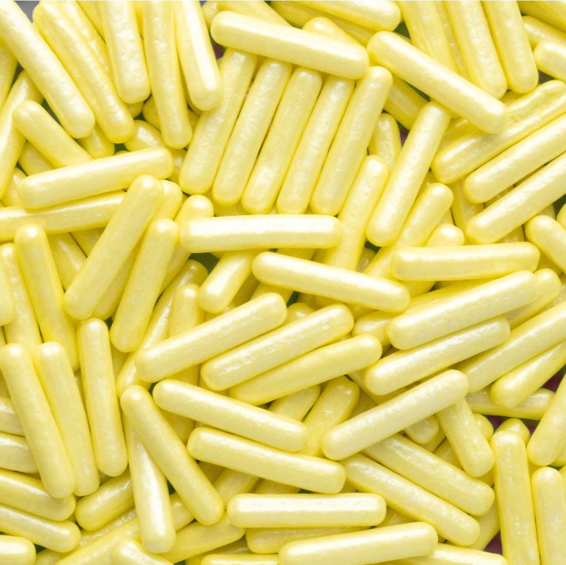 Yellow Pearlized Rod Sprinkles - Cool Mom Sprinkles